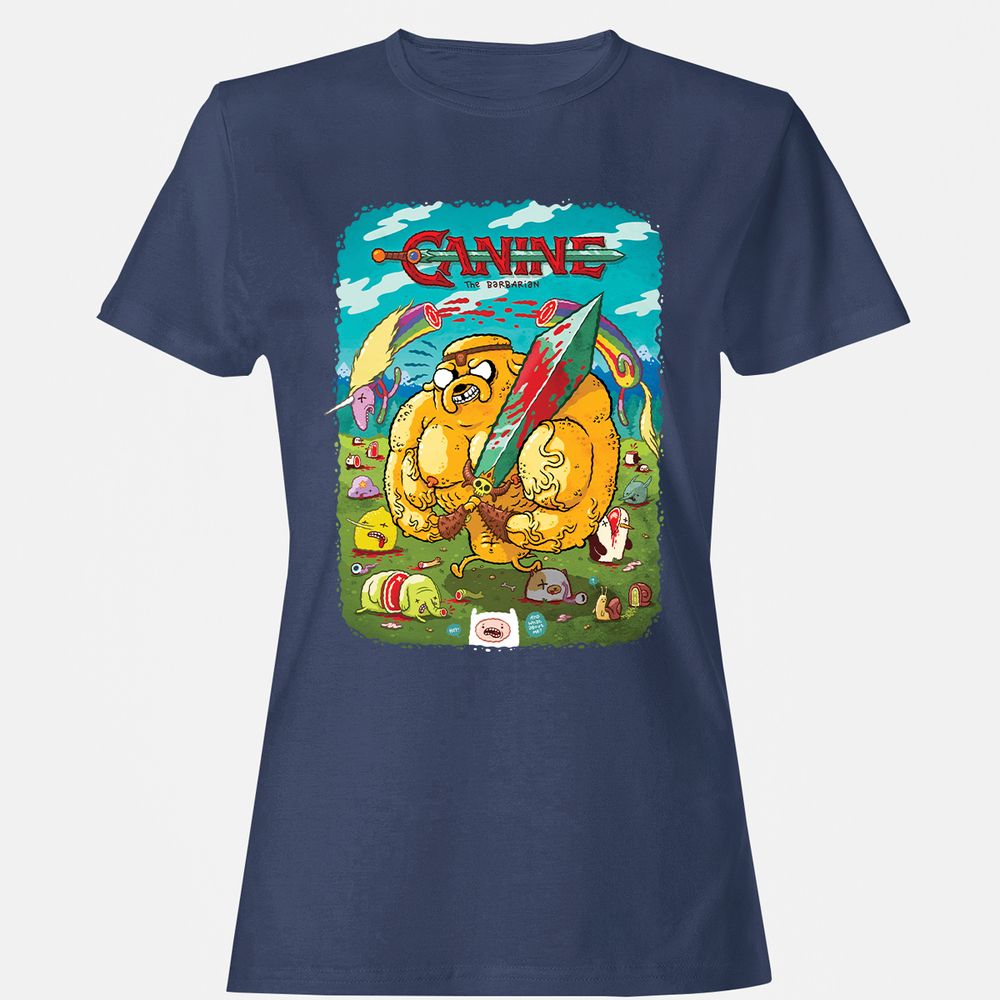 Women's T-Shirt - BH3Y6C98 - Navy - 10