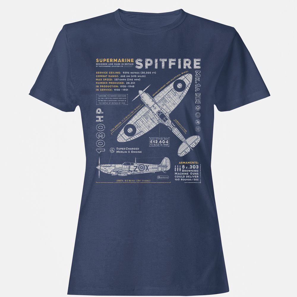 Supermarine Spitfire Essential - Navy - 10