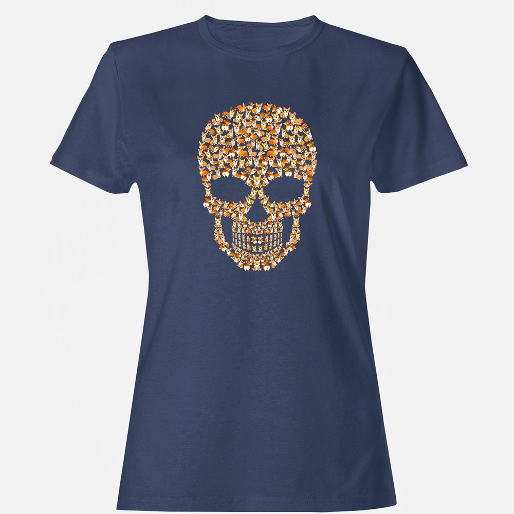 Women's T-Shirt - T7EZFMGA - Navy - 10
