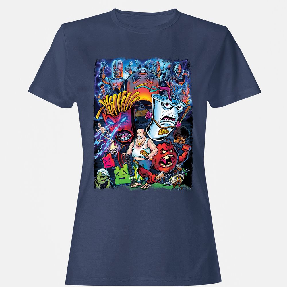 Women's T-Shirt - Q5DUQM54 - Navy - 10