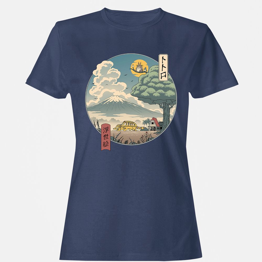 Women's T-Shirt - USME84R5 - Navy - 10