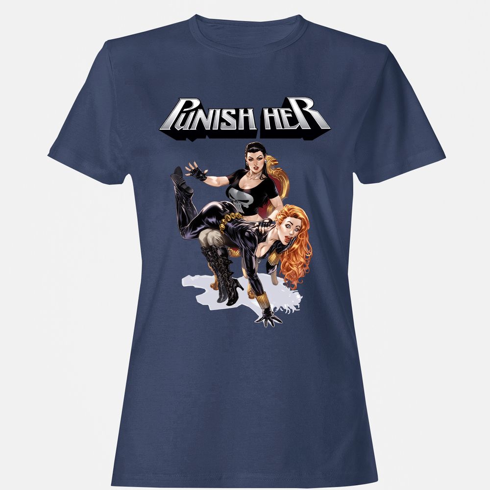 Women's T-Shirt - 7N5D7GK9 - Navy - 10