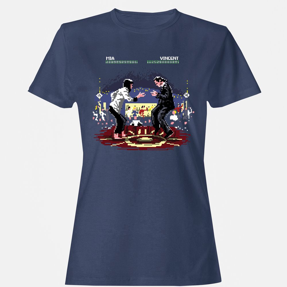Women's T-Shirt - X3DPWVC4 - Navy - 10