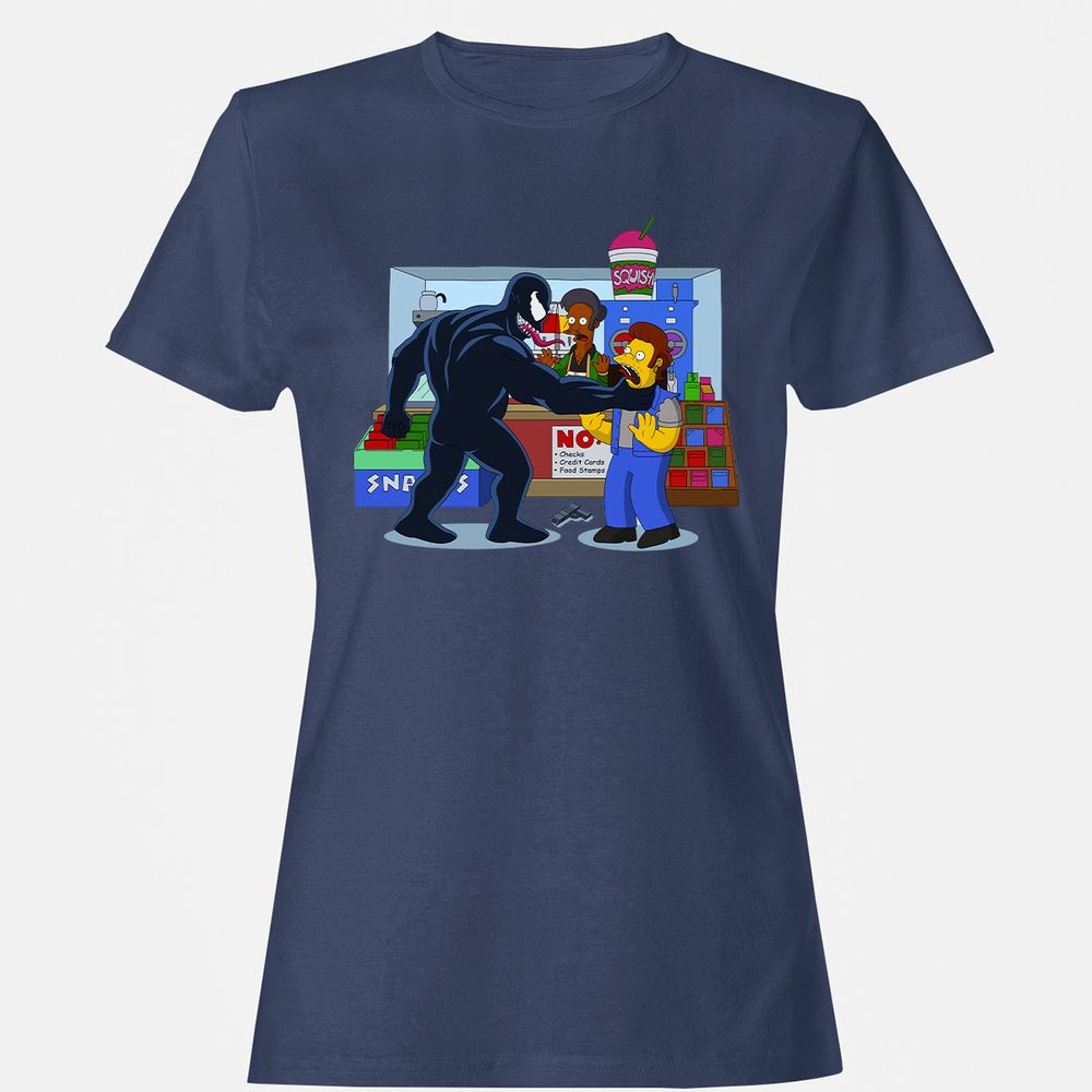 Women's T-Shirt - NSU4ERHZ - Navy - 10