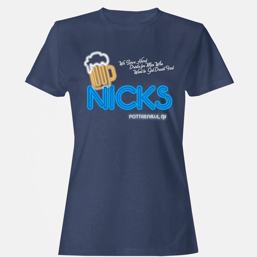 Women's T-Shirt - 4CNT8KFC - Navy - 10