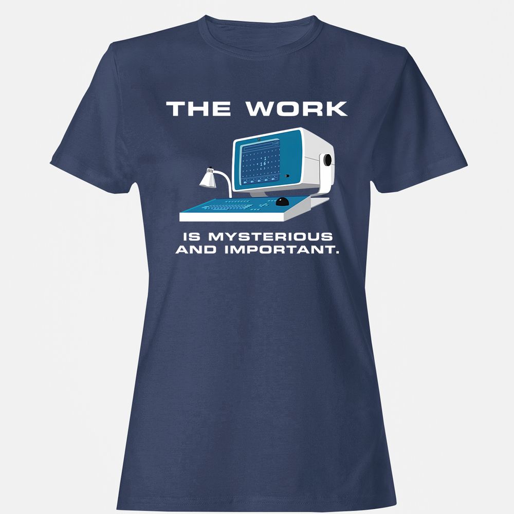 Women's T-Shirt - PMSHDBHQ - Navy - 10
