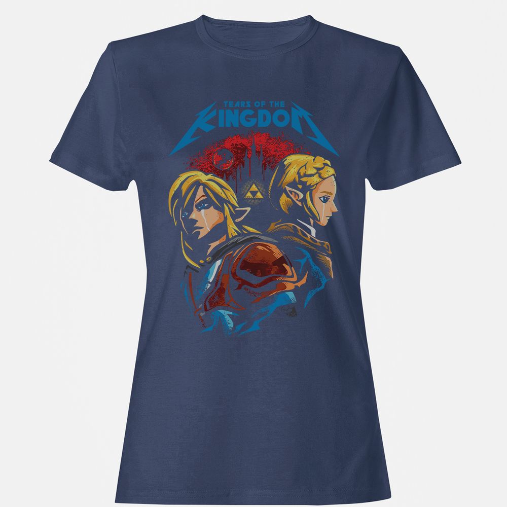 Women's T-Shirt - 2F661KHG - Navy - 10