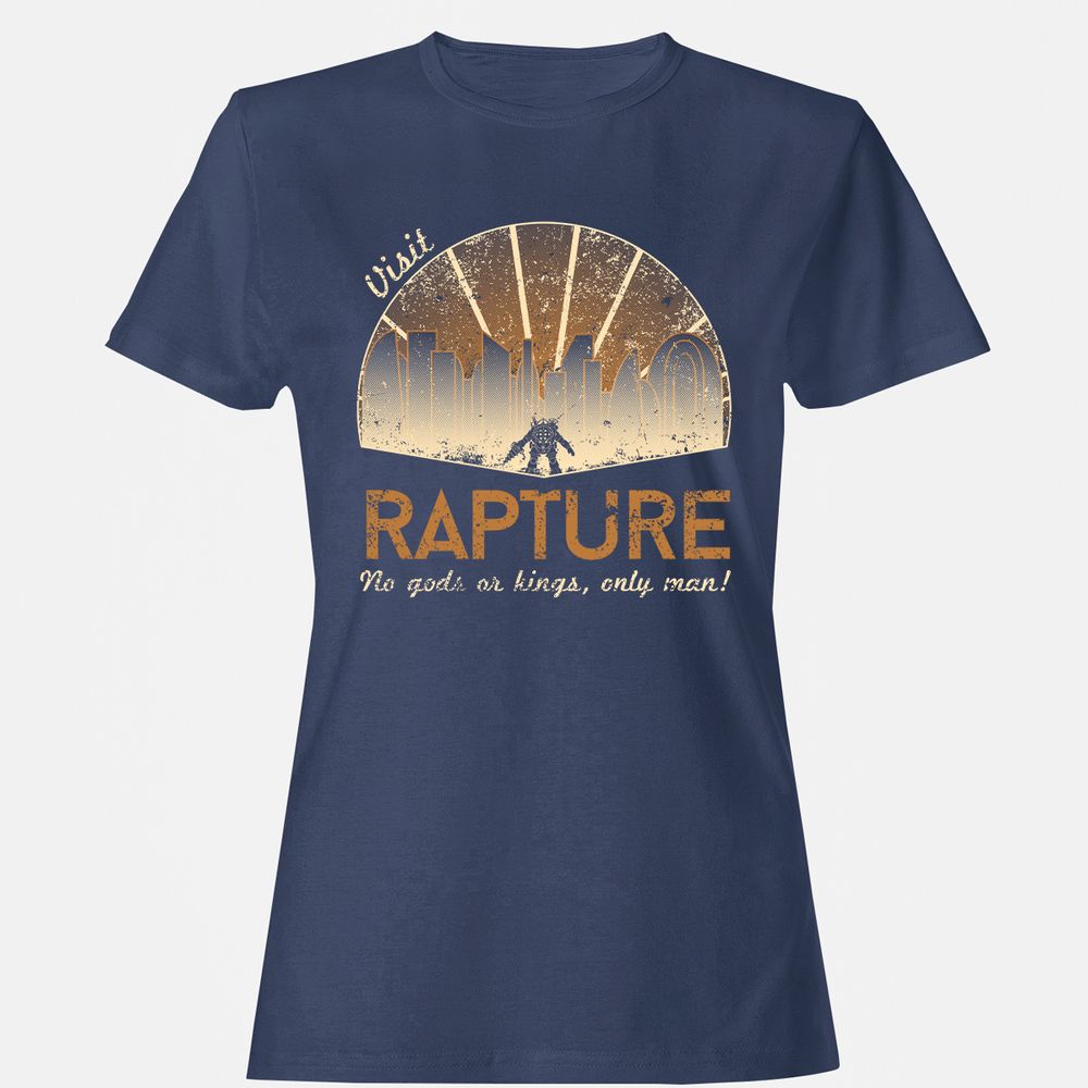 Women's T-Shirt - VJJFR4U6 - Navy - 10