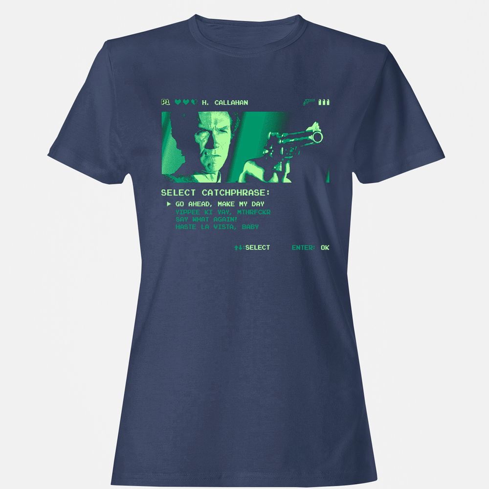 Women's T-Shirt - WYCQJH7H - Navy - 10