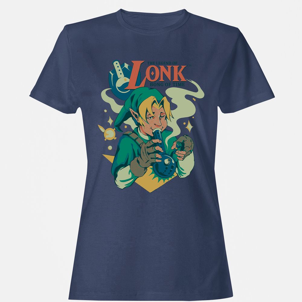 Women's T-Shirt - 8BAG84SY - Navy - 10