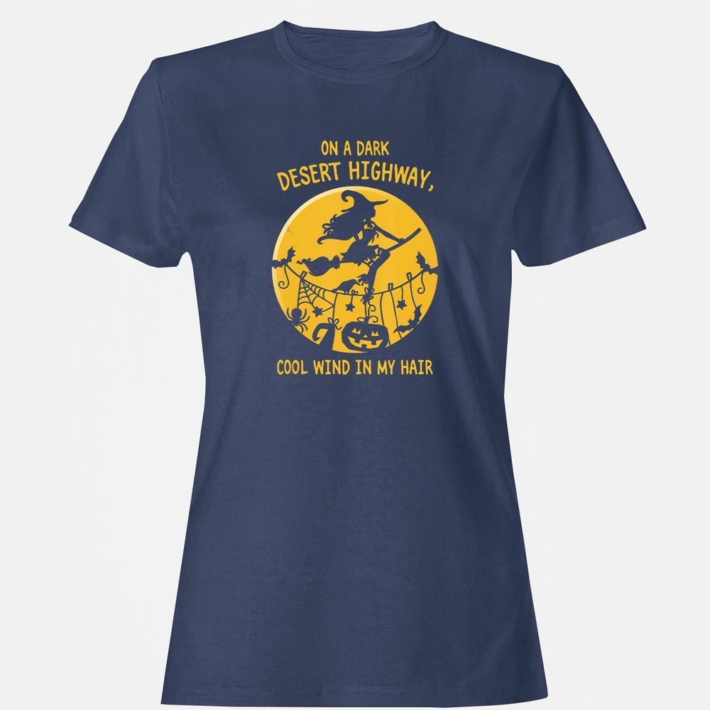 Women's T-Shirt - WV1ZZYRZ - Navy - 10