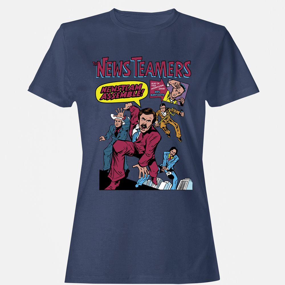 Women's T-Shirt - 8PPYDQF2 - Navy - 10