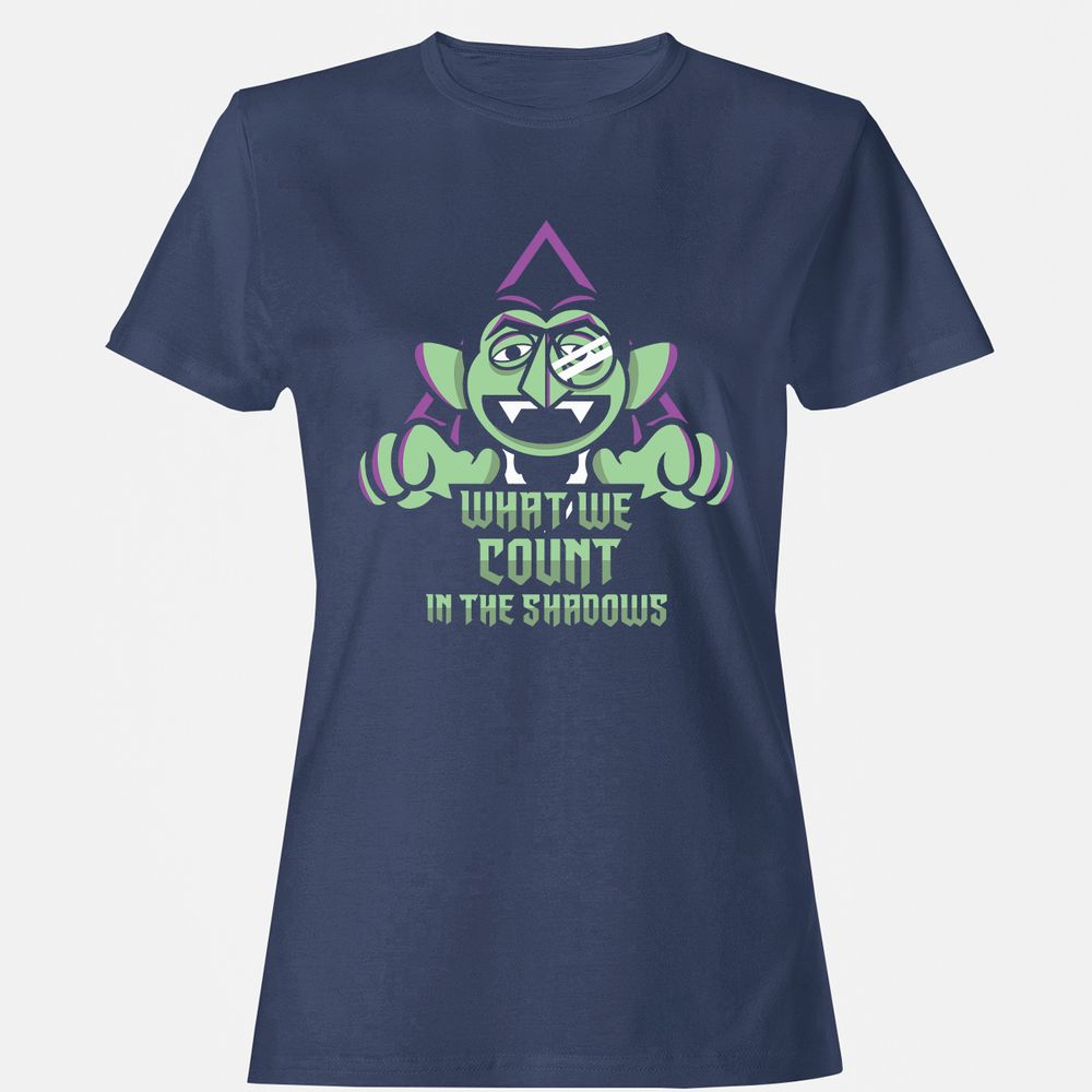 Women's T-Shirt - 11L7R1VQ - Navy - 10
