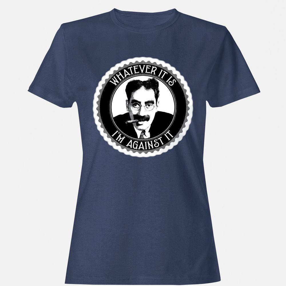 Whatever it is I'm against it - Navy - 10