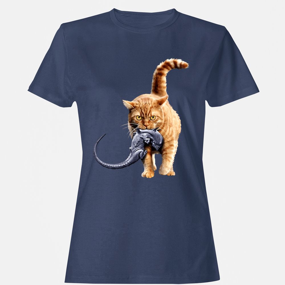 Women's T-Shirt - XK9QVPR8 - Navy - 10