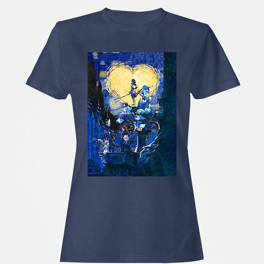 Women's T-Shirt - KF2GG6R9 - Navy - 10