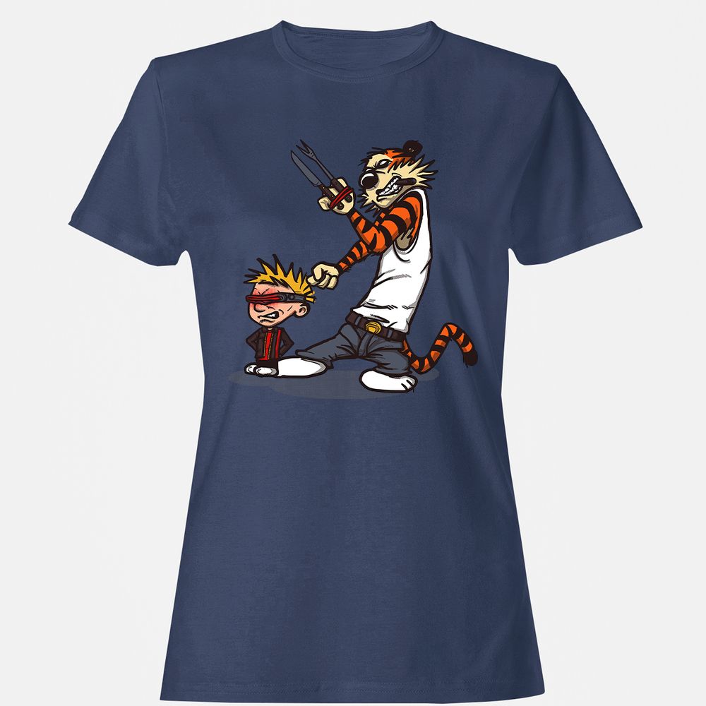 Women's T-Shirt - 6P5XEGXQ - Navy - 10