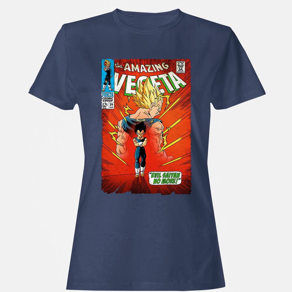 Women's T-Shirt - EEE9KW7Q - Navy - 10