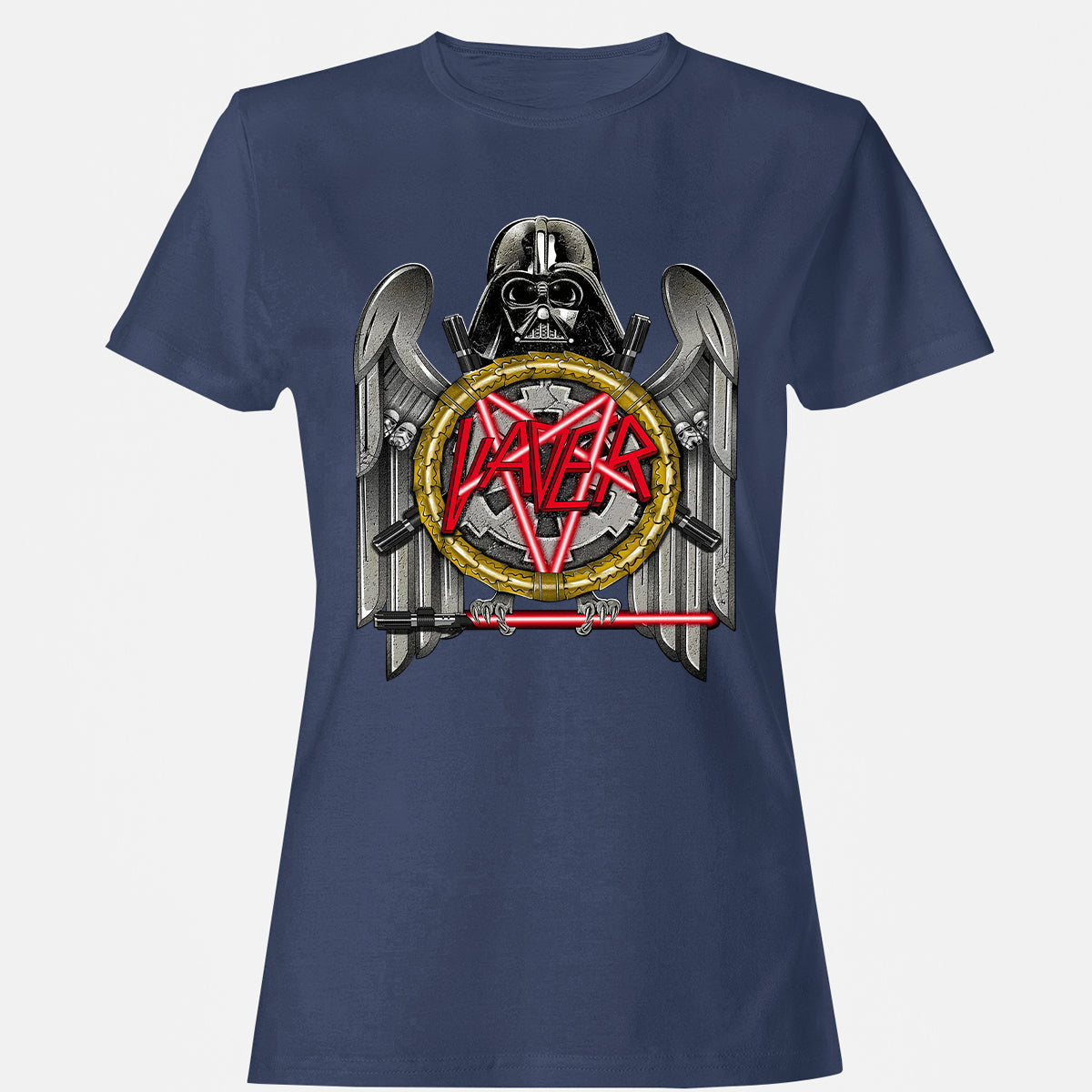 Women's T-Shirt - 3ZP3AUBE - Navy - 10