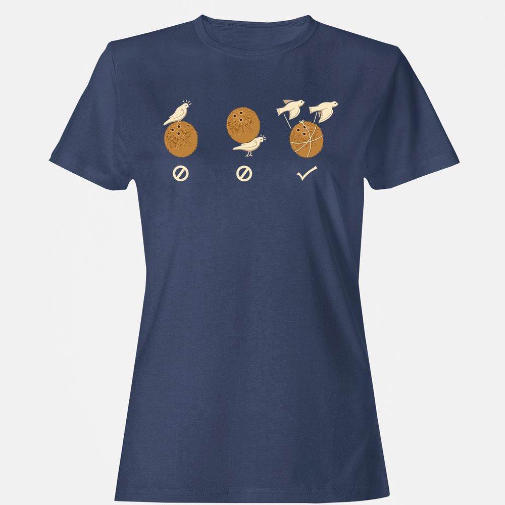 Women's T-Shirt - 16W26QSX - Navy - 10