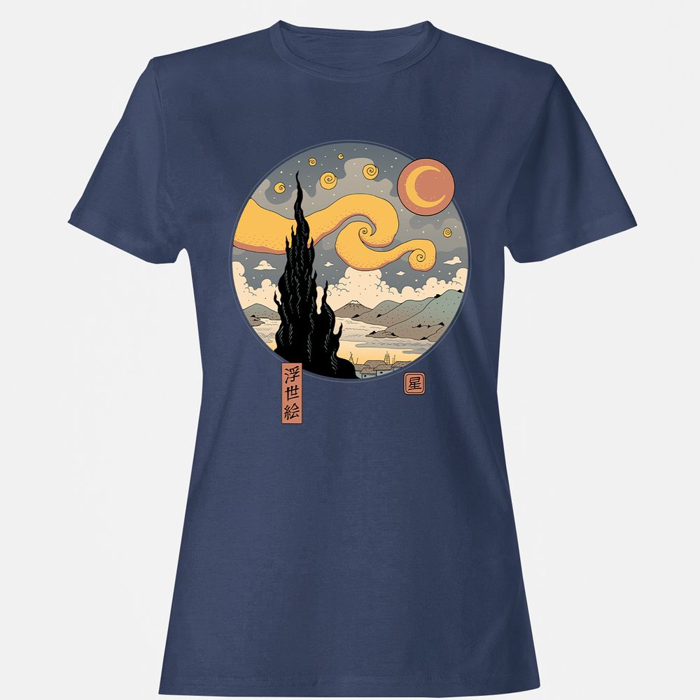 Women's T-Shirt - 5CEGACNE - Navy - 10