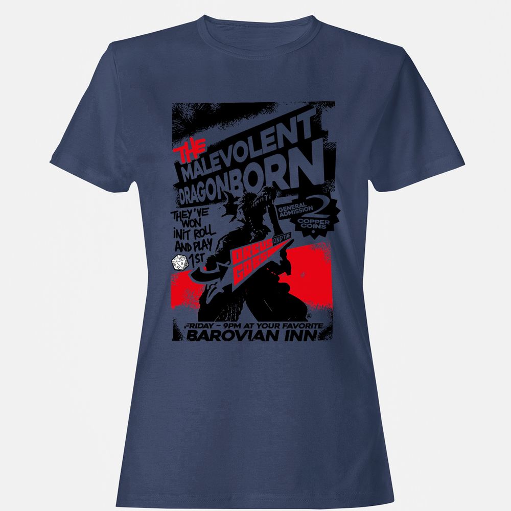 Women's T-Shirt - GBNY8BFQ - Navy - 10