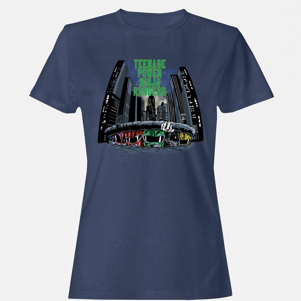 Women's T-Shirt - 3YFZJAGQ - Navy - 10