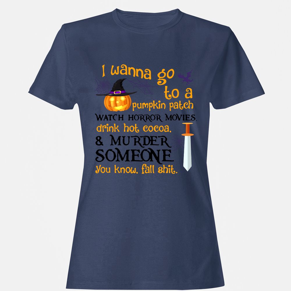 Women's T-Shirt - PM11Z9HJ - Navy - 10