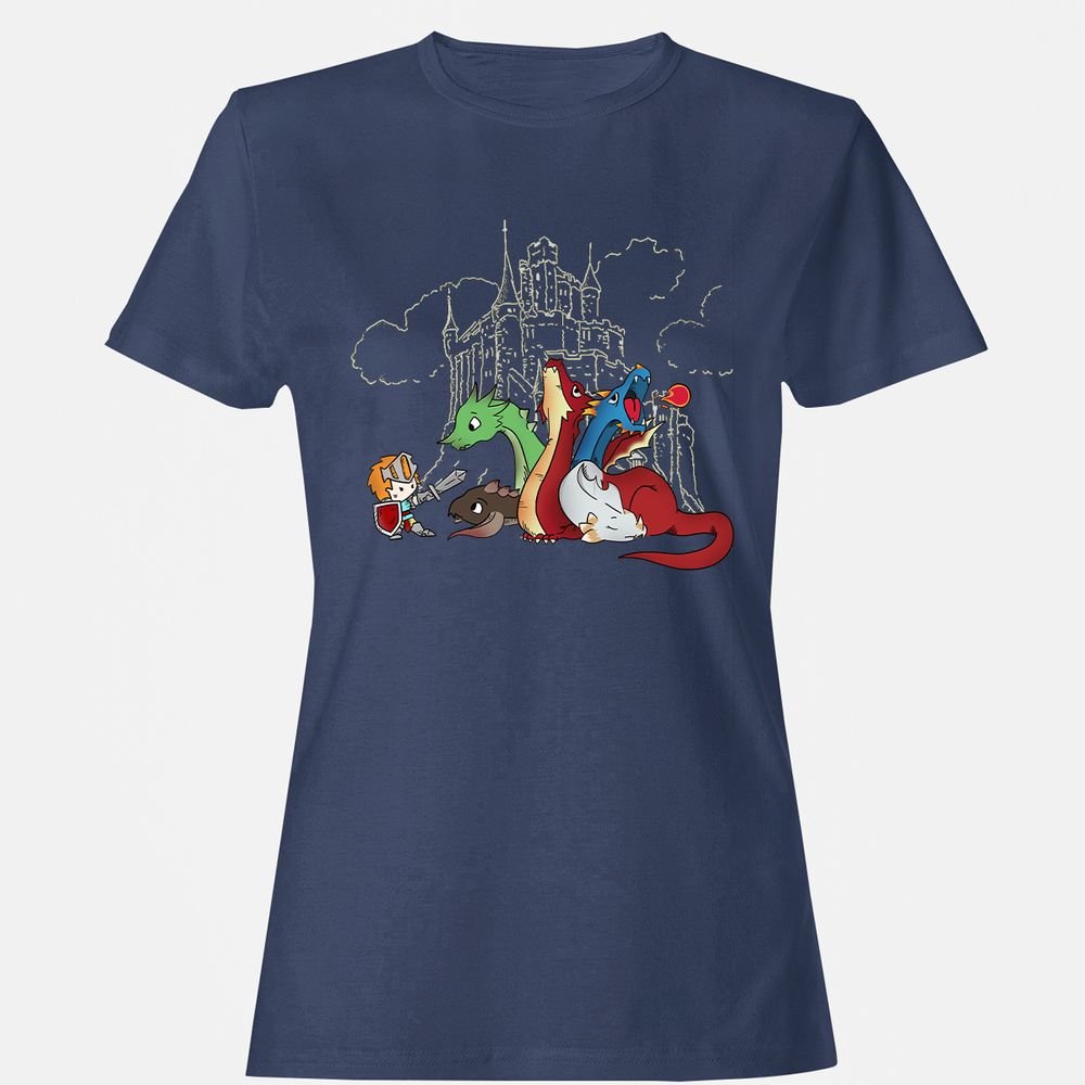 Women's T-Shirt - WAJ6BS4S - Navy - 10