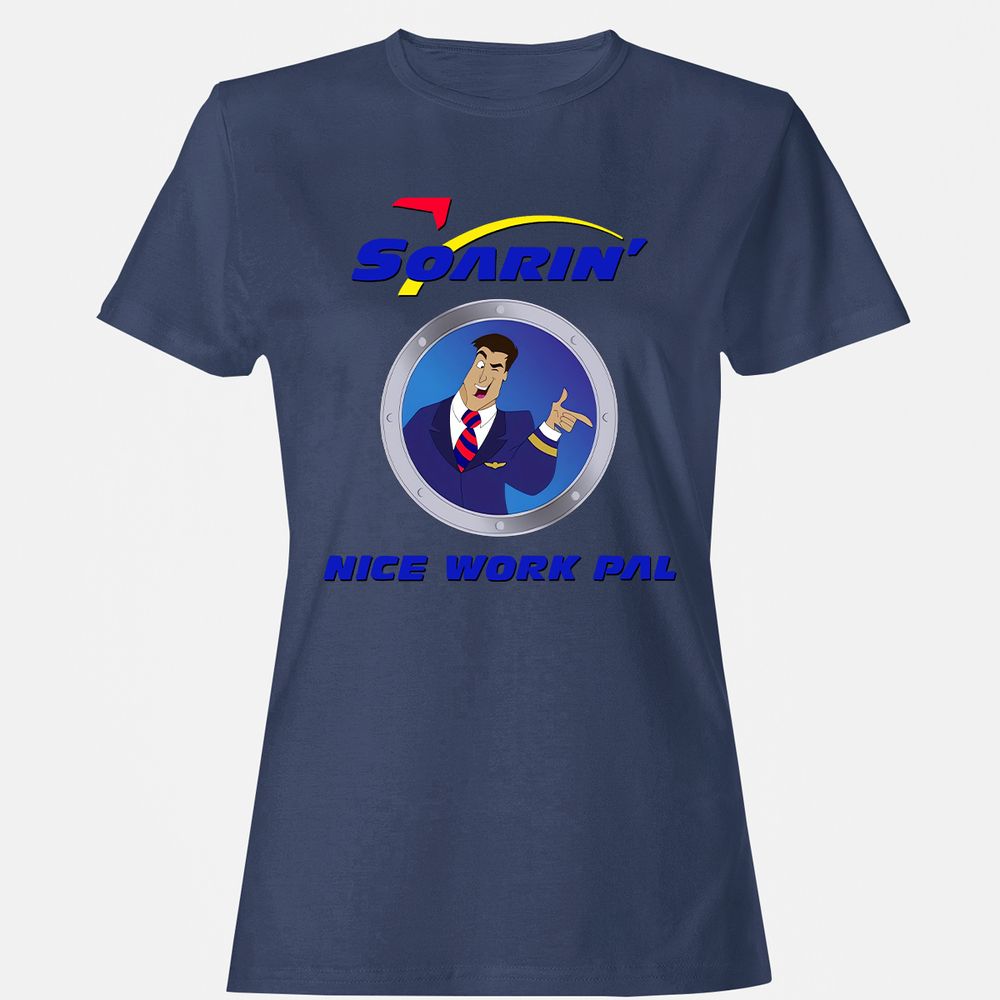 Women's T-Shirt - DA6EWL5X - Navy - 10