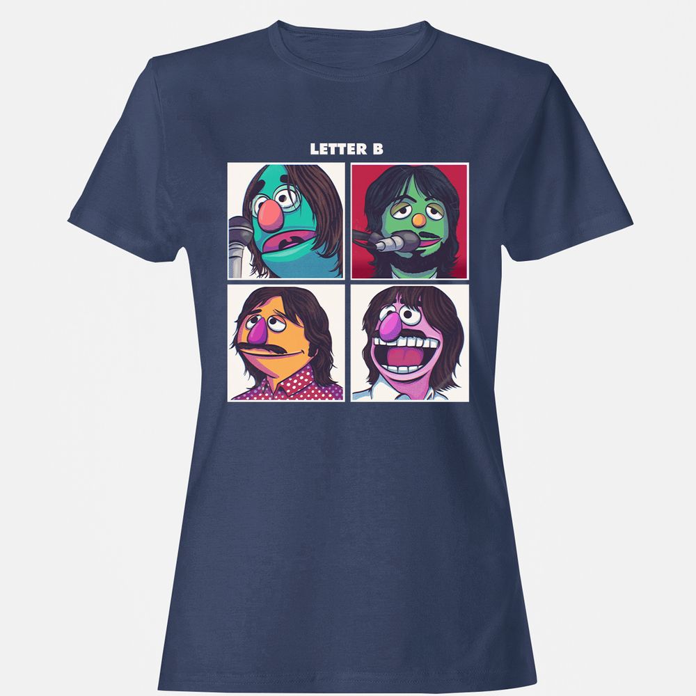Women's T-Shirt - 197H5XBG - Navy - 10