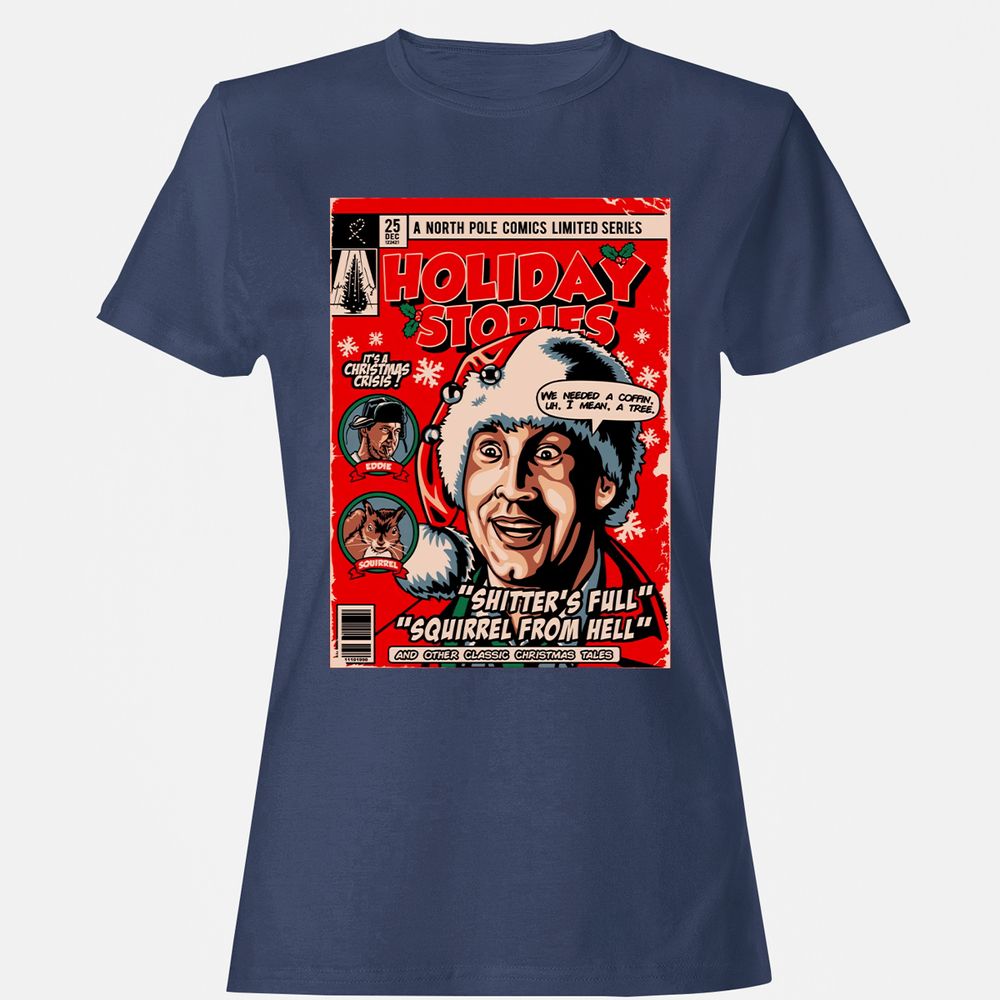Women's T-Shirt - C3JL7KJ7 - Navy - 10