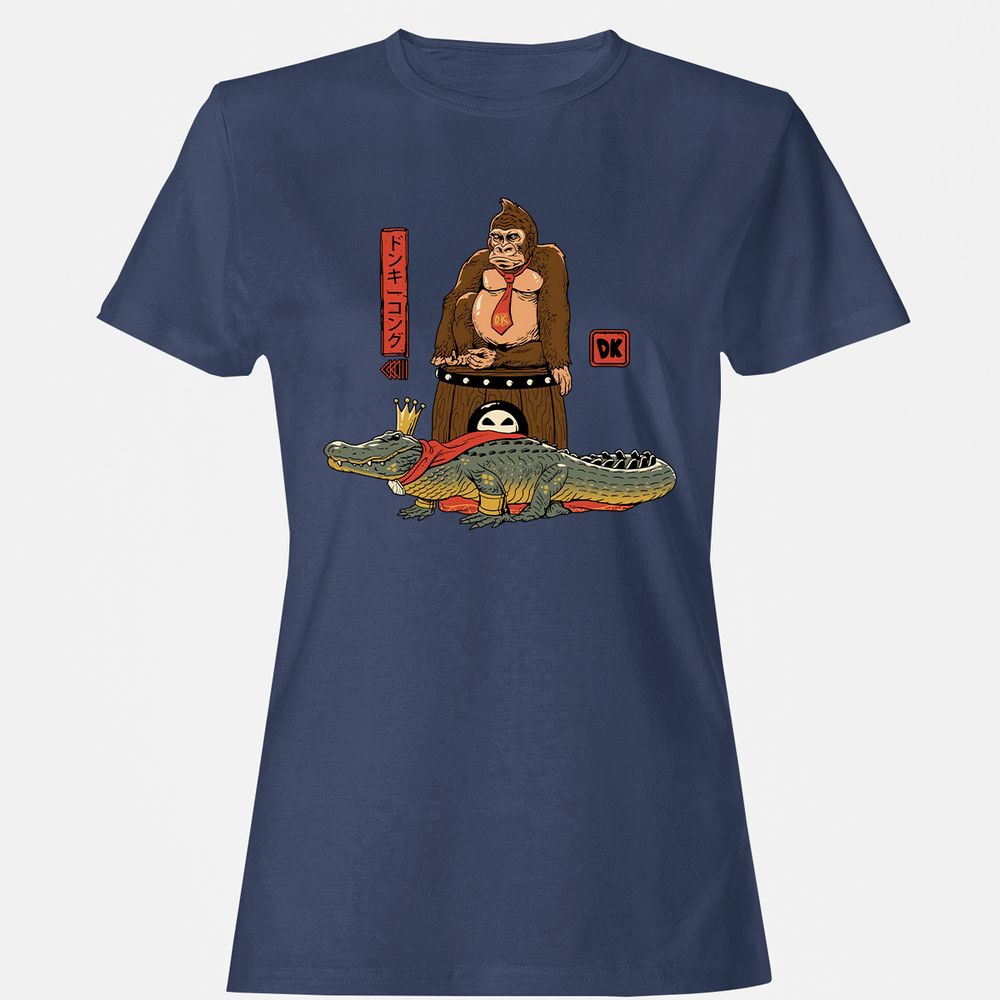 Women's T-Shirt - Z3PDH1FM - Navy - 10