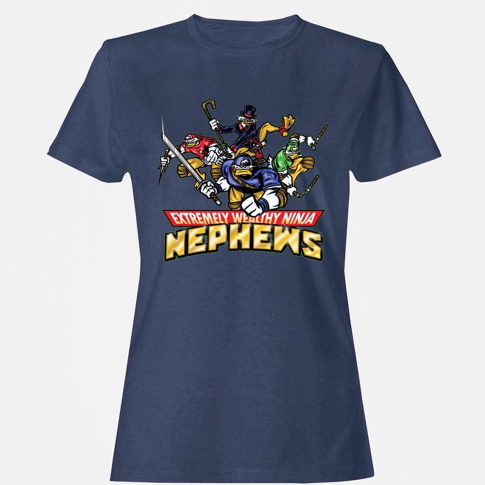 Women's T-Shirt - B26QL3PF - Navy - 10