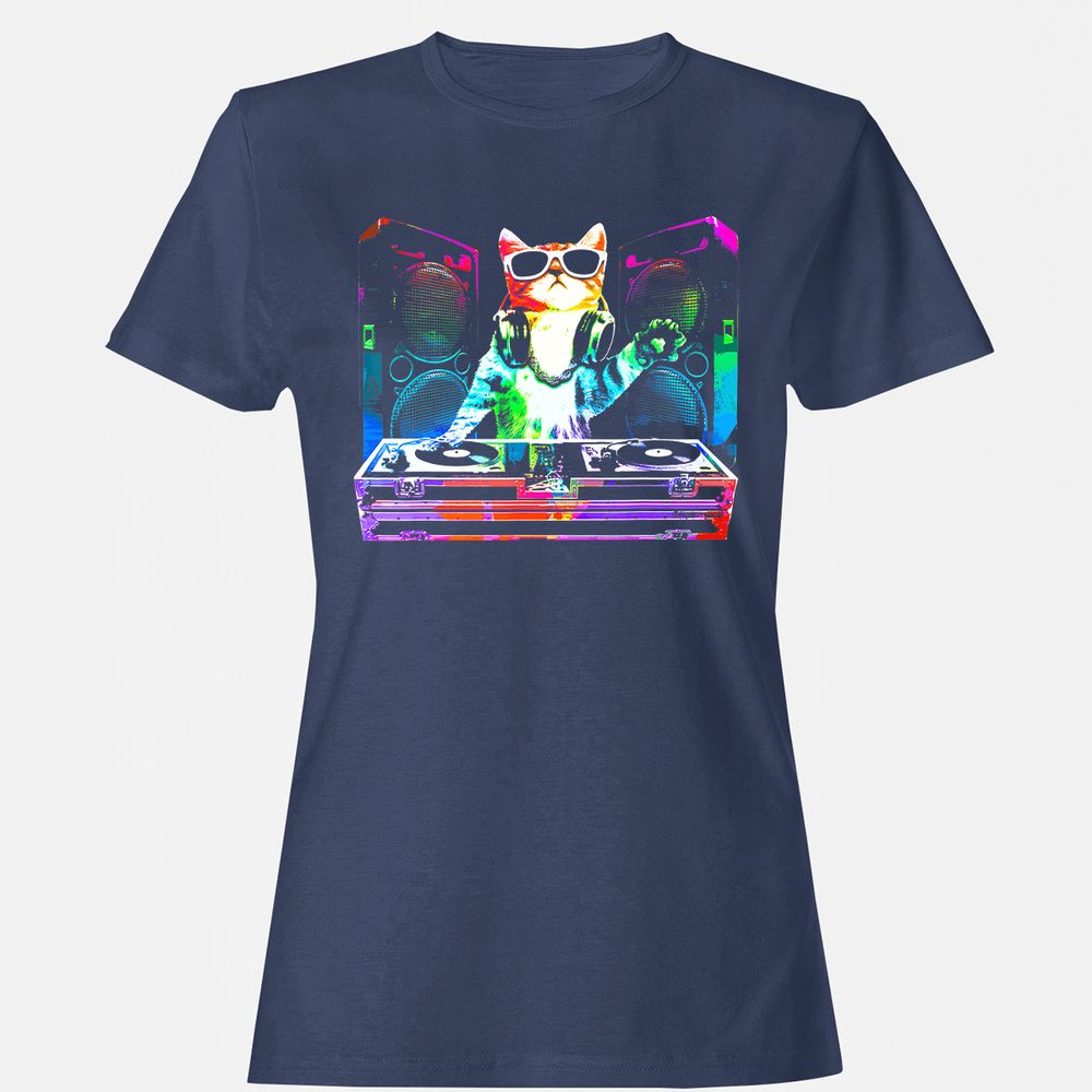 Women's T-Shirt - YDFGRTMQ - Navy - 10