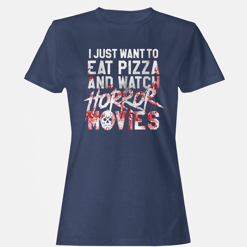 Women's T-Shirt - RQ4NUQEM - Navy - 10