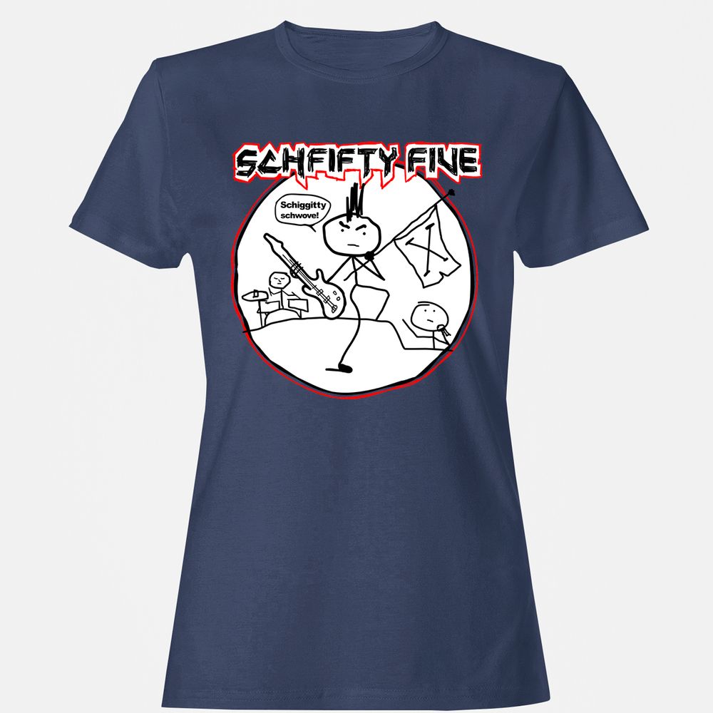 Women's T-Shirt - GEJVSXYK - Navy - 10