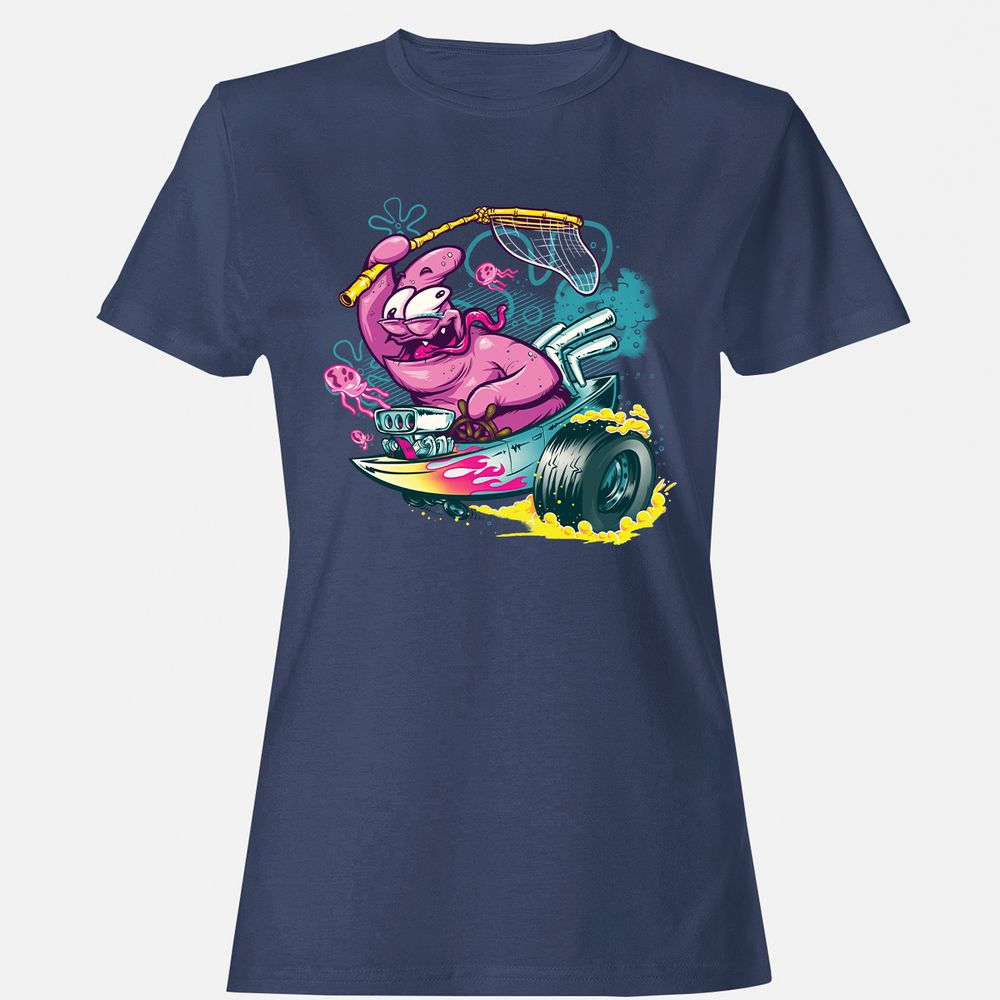 Women's T-Shirt - 4673XA99 - Navy - 10