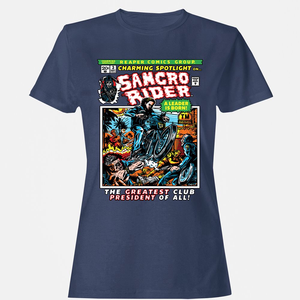 Women's T-Shirt - EL5B7R7E - Navy - 10
