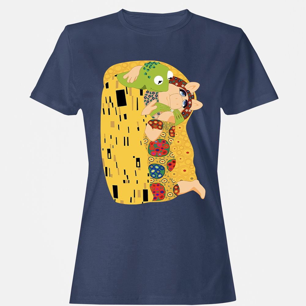 Women's T-Shirt - H7SUKVDN - Navy - 10