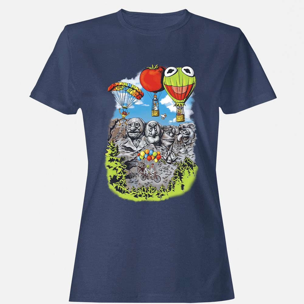 Women's T-Shirt - D9GFFX34 - Navy - 10