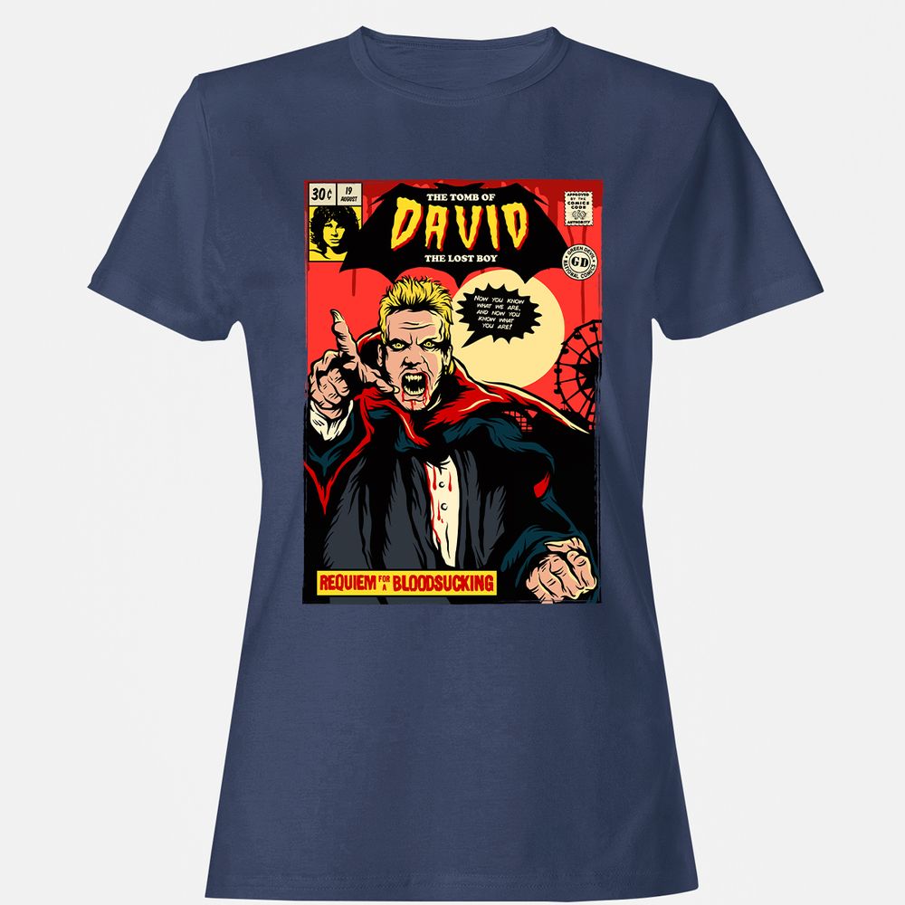 Women's T-Shirt - J1436CDQ - Navy - 10