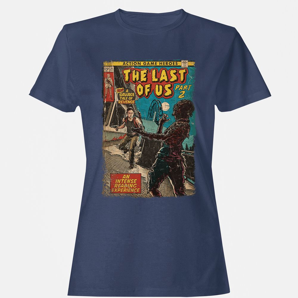 Women's T-Shirt - PRVLRPKJ - Navy - 10