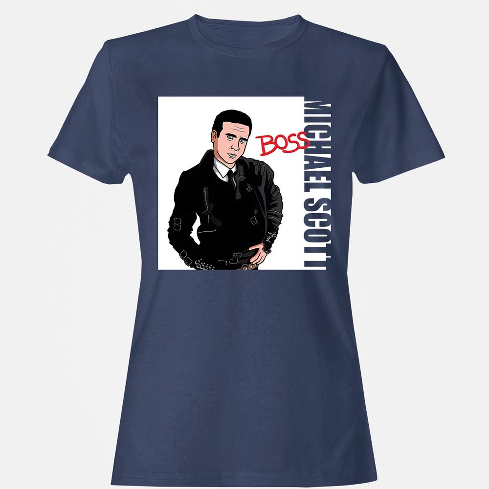 Women's T-Shirt - 4FYU7LHG - Navy - 10