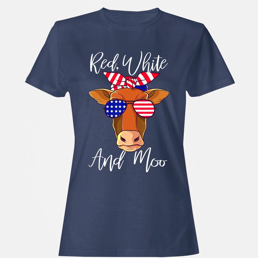 Women's T-Shirt - 7YH45XWV - Navy - 10