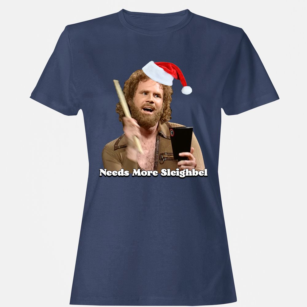 Needs More Sleighbel - Navy - 10