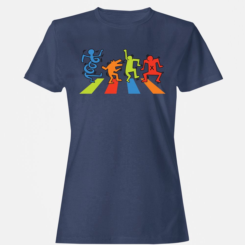 Women's T-Shirt - MPP9NQMQ - Navy - 10