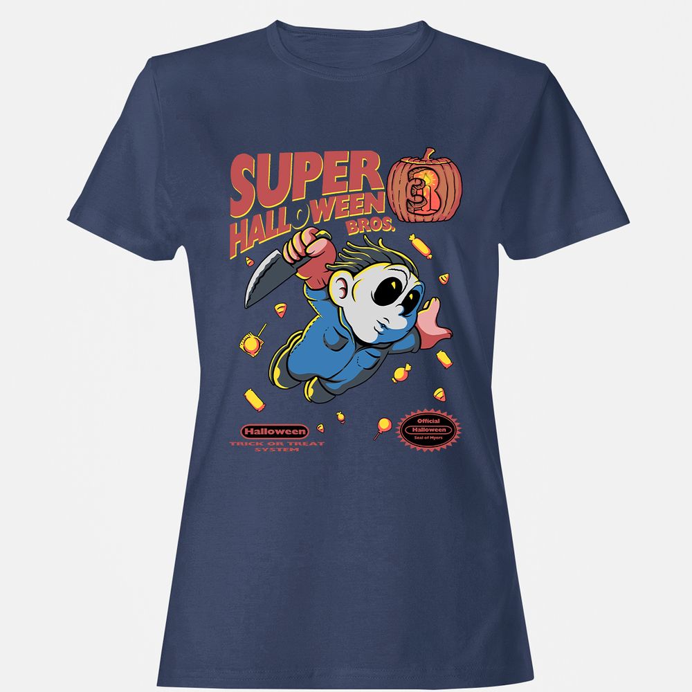 Women's T-Shirt - MKJSDLYN - Navy - 10