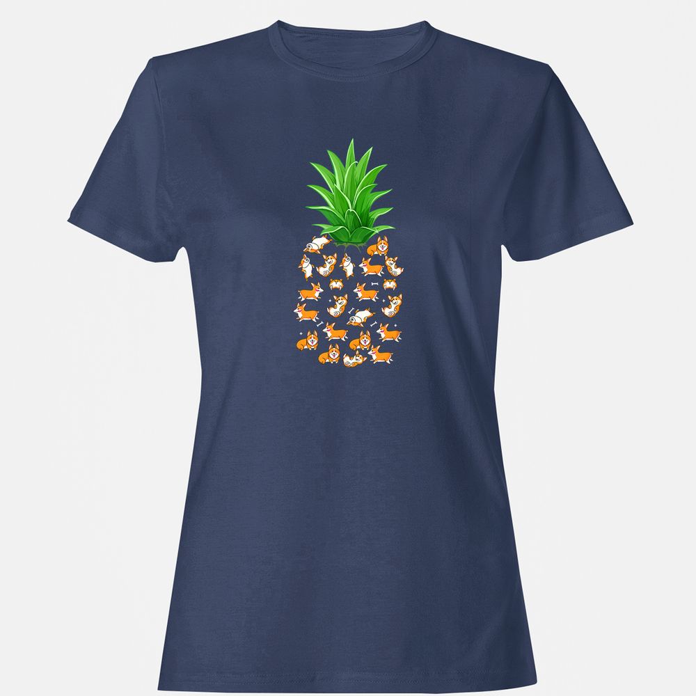 Women's T-Shirt - XZ9GGWJ7 - Navy - 10