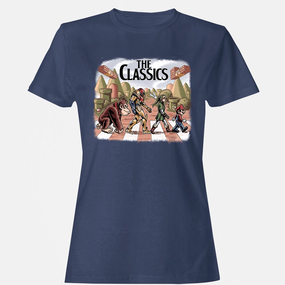 Women's T-Shirt - 17XQ7MGU - Navy - 10